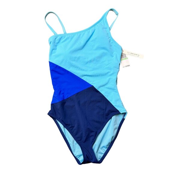 Bleu Rod Beattie Around The‎ Block Asymmetrical One Piece Sz 8 - Picture 1 of 9